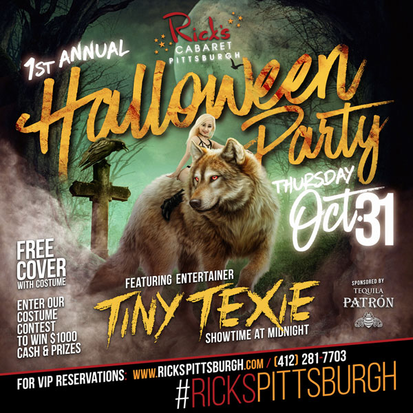 Ricks Pittsburg 1st Annual Halloween Party Feat Tiny Texie